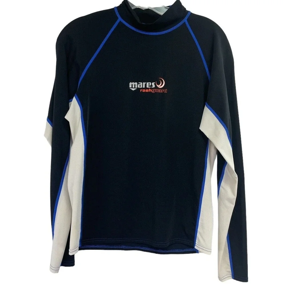 Mares Rash Guard Trilastic‎ Womens Sz XL Black Nylon Blend Pullover Shirt (AA32)